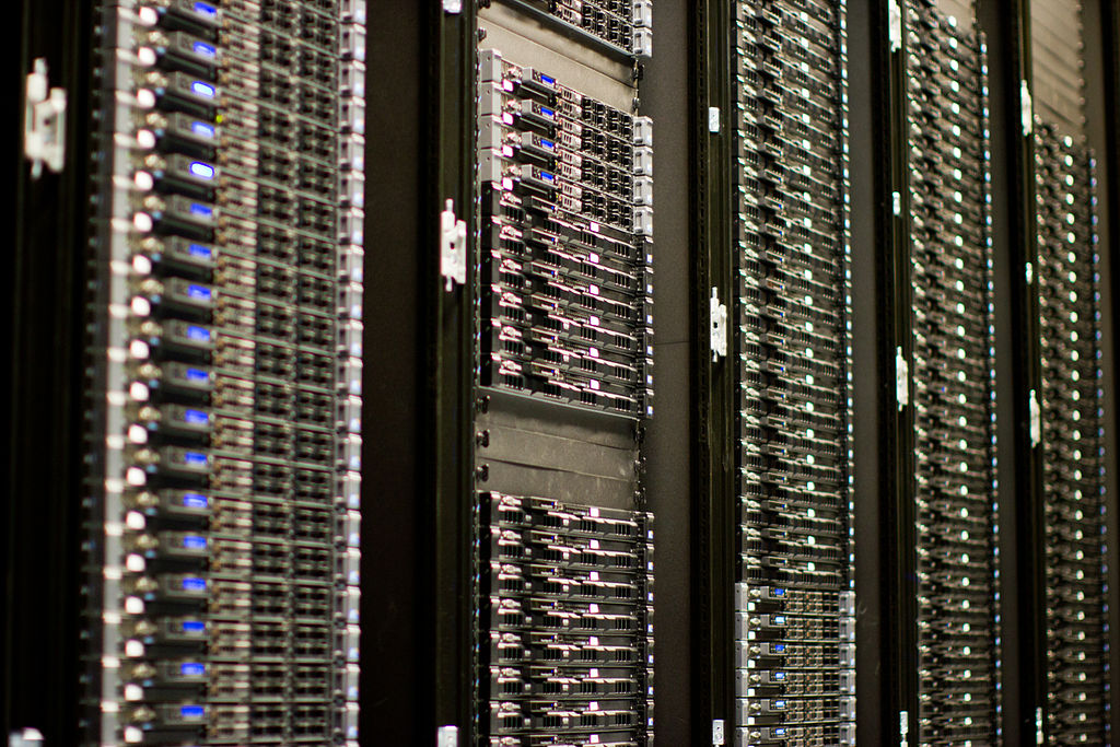 Blade servers. Each blade server is a computer with a modular design optimized for the use of physical space and energy. The enclosure of blade servers is called a chassis.(Source: Wikimedia, author: Victorgrigas)